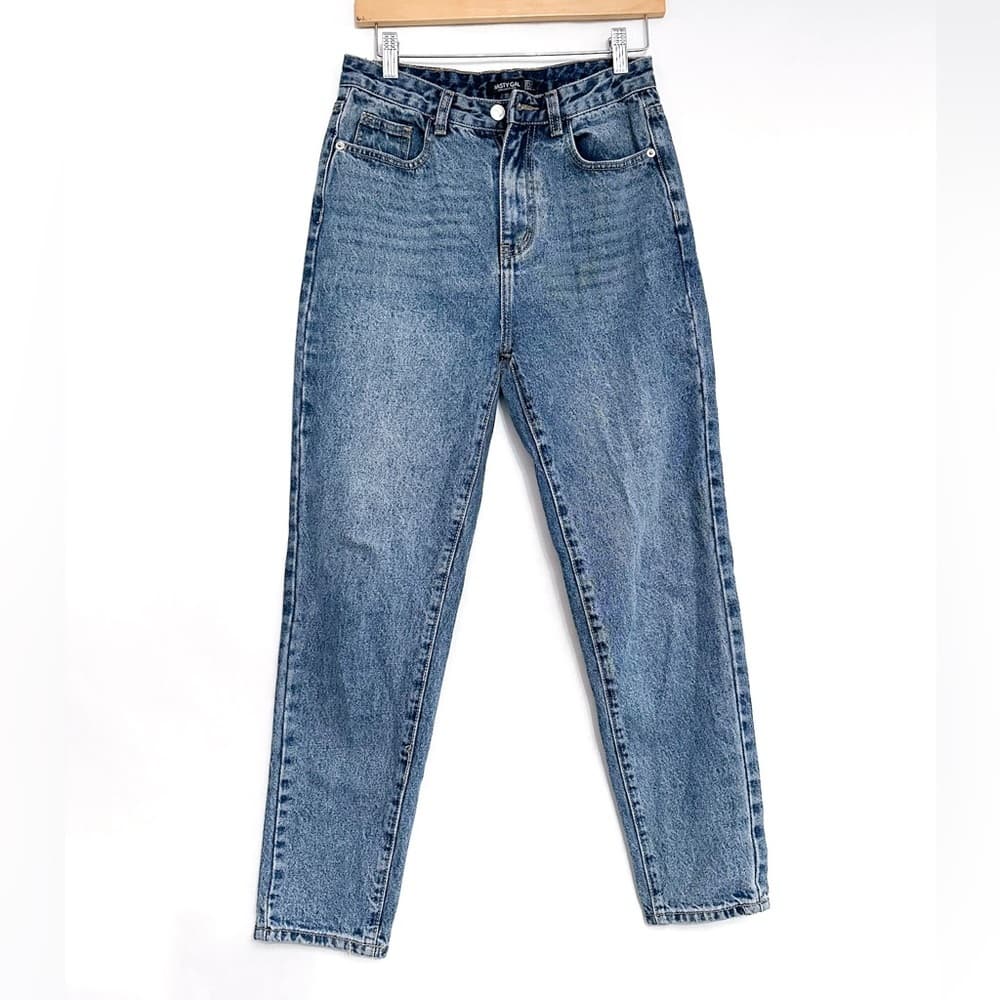 Nasty Gal Collection Denim Mom Jeans Size 4 - Thumbnail 7