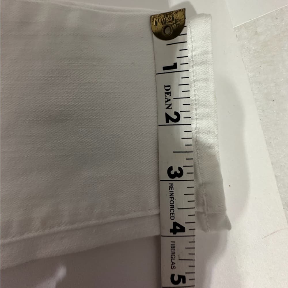 L'Agence White Blanc Peyton High-Rise Skinny Jeans w/ Double Waistband Size 24 - Thumbnail 5