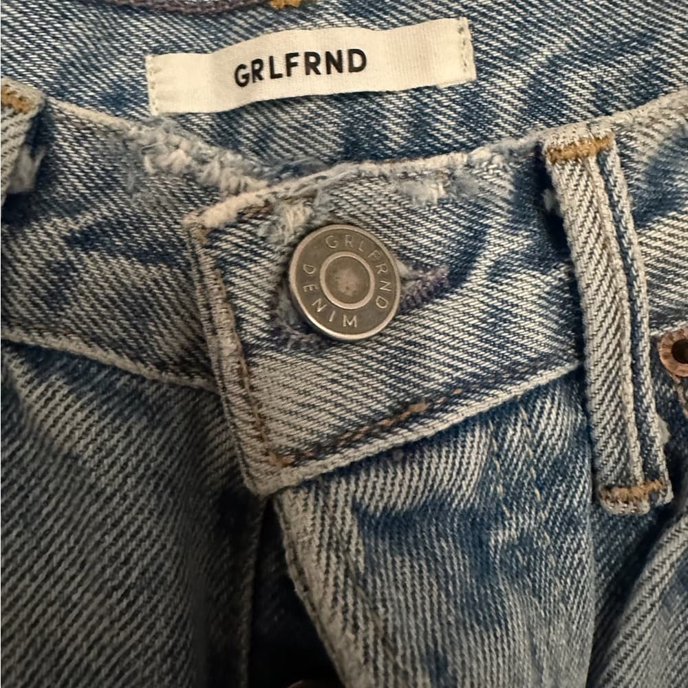 GRLFRND Revolve Karolina High Rise Denim E Street Distressed Skinny Jeans Sz 25 - Thumbnail 11
