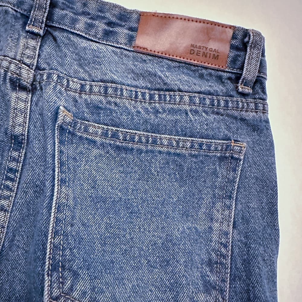 Nasty Gal Collection Denim Mom Jeans Size 4 - Thumbnail 3
