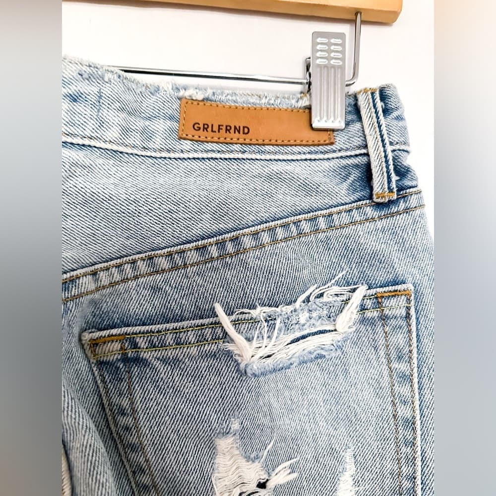 GRLFRND Revolve Karolina High Rise Denim E Street Distressed Skinny Jeans Sz 25 - Thumbnail 6