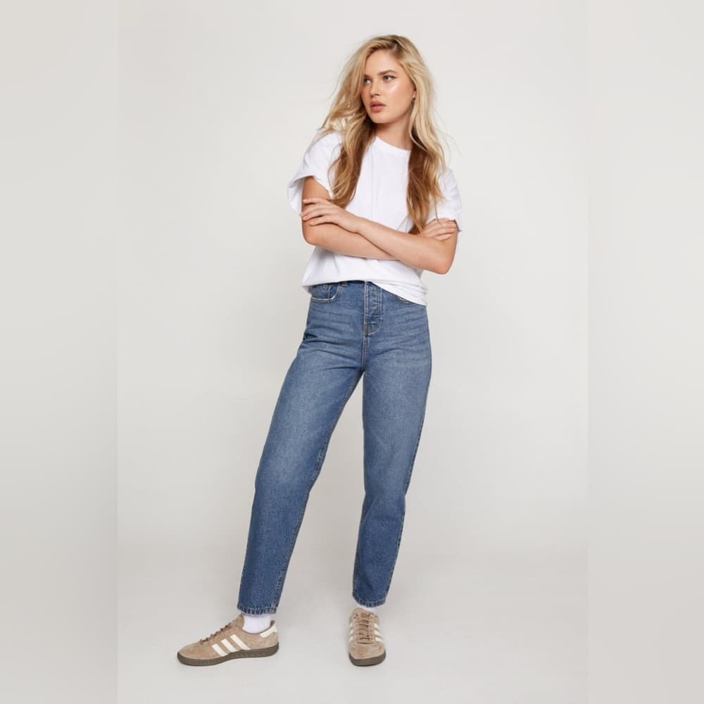 Nasty Gal Collection Denim Mom Jeans Size 4 - Thumbnail 11