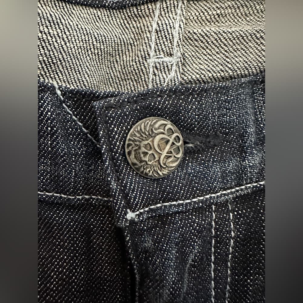 Rock & Republic Original Kasandra Rhinestone Logo Bootcut Jeans Size 31 Y2K - Thumbnail 6