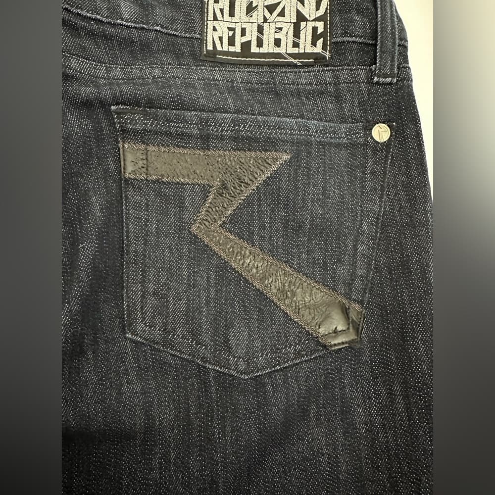 Rock & Republic Original Dark Wash Cosbie Straight Leg Jeans Size 32 Y2K - Thumbnail 15