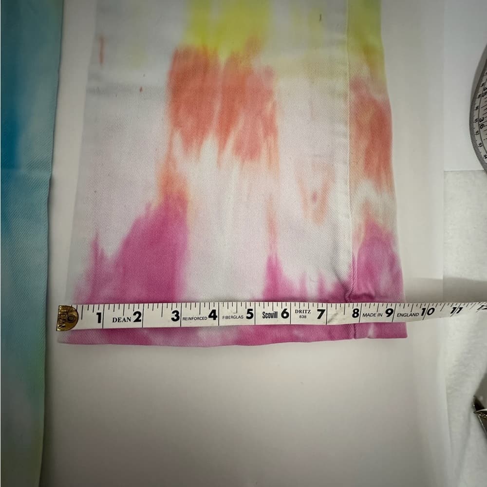 Ranch Dress’n Tie Dye Jeans Rainbow Size 9 Juniors Y2K Festival Rodeo - Thumbnail 11