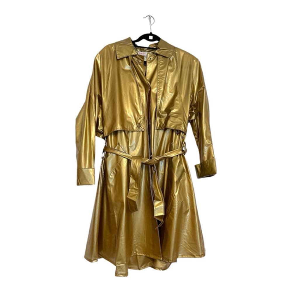 Vintage Kenn Sporn for Wippette Gold Rain /Trench Coat Women’s Size Small - Thumbnail 12