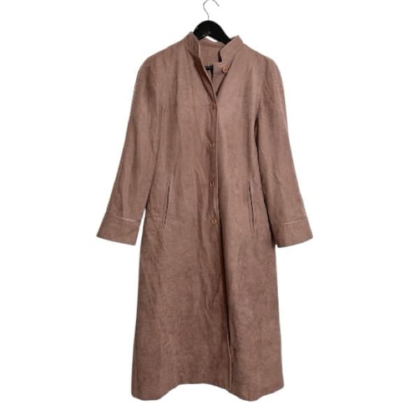 Forecaster of Boston Suede Mauve Blush Vintage Trench Coat Size 9/10 - Thumbnail 15
