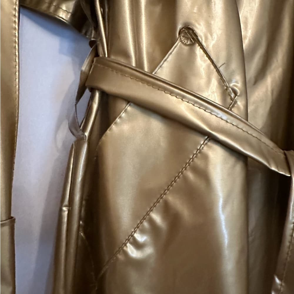 Vintage Kenn Sporn for Wippette Gold Rain /Trench Coat Women’s Size Small - Thumbnail 5
