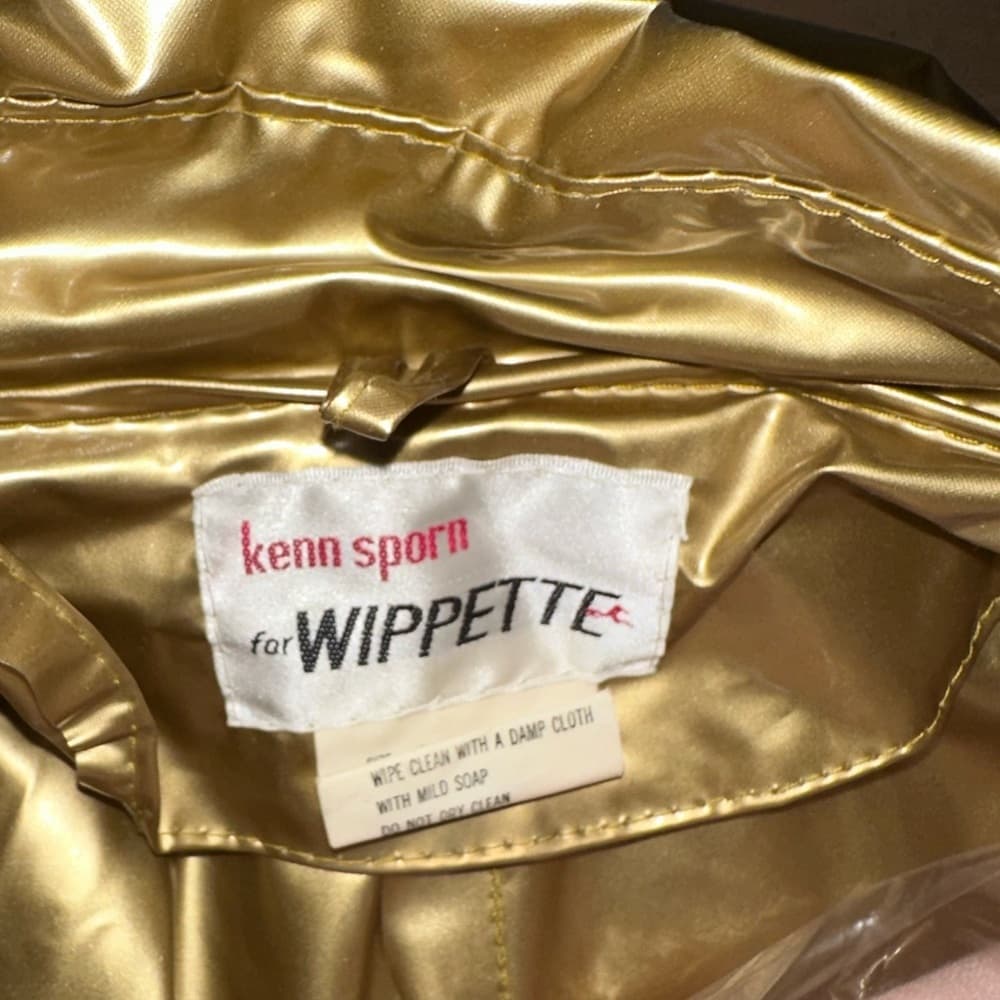 Vintage Kenn Sporn for Wippette Gold Rain /Trench Coat Women’s Size Small