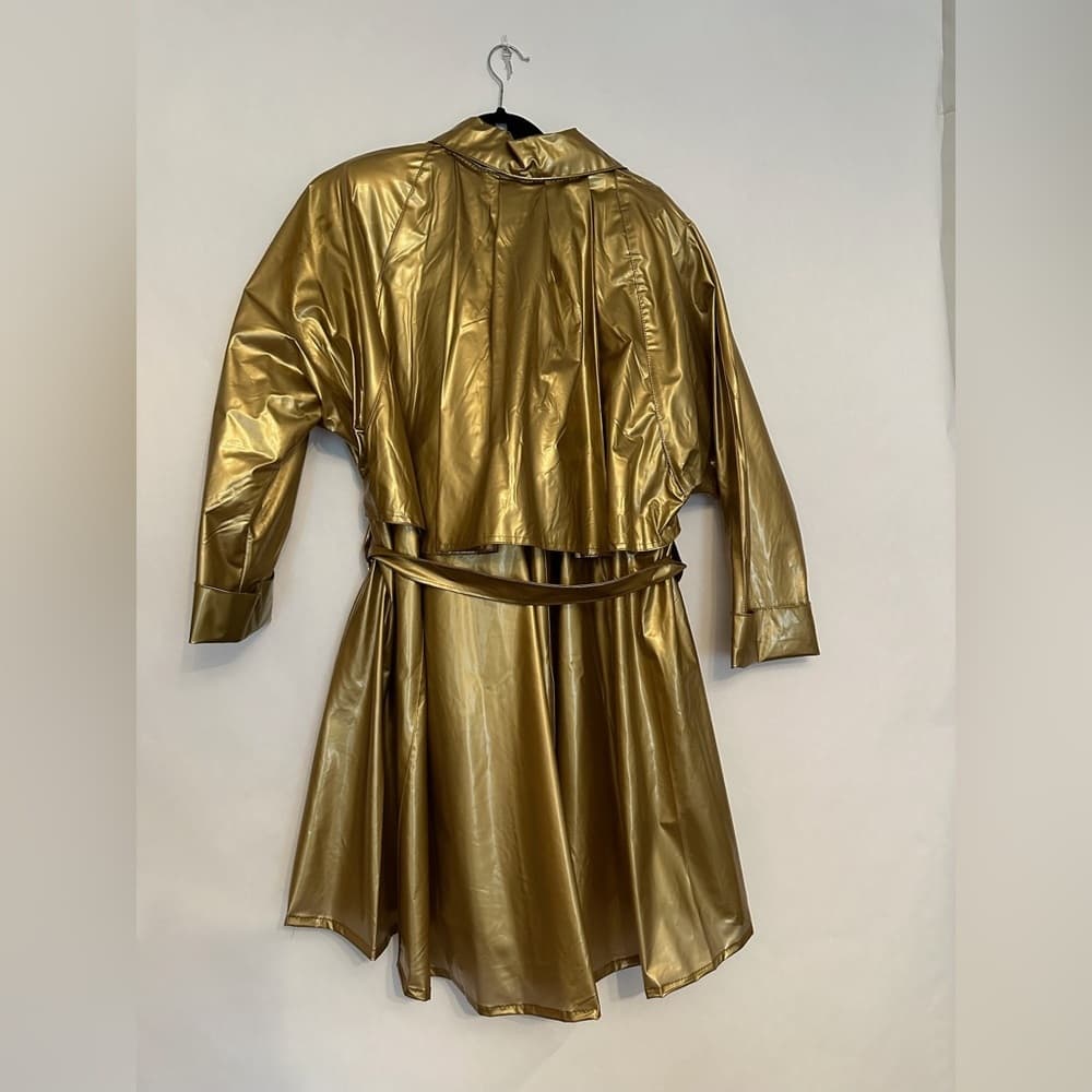 Vintage Kenn Sporn for Wippette Gold Rain /Trench Coat Women’s Size Small - Thumbnail 4