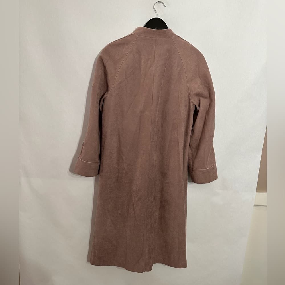 Forecaster of Boston Suede Mauve Blush Vintage Trench Coat Size 9/10 - Thumbnail 9