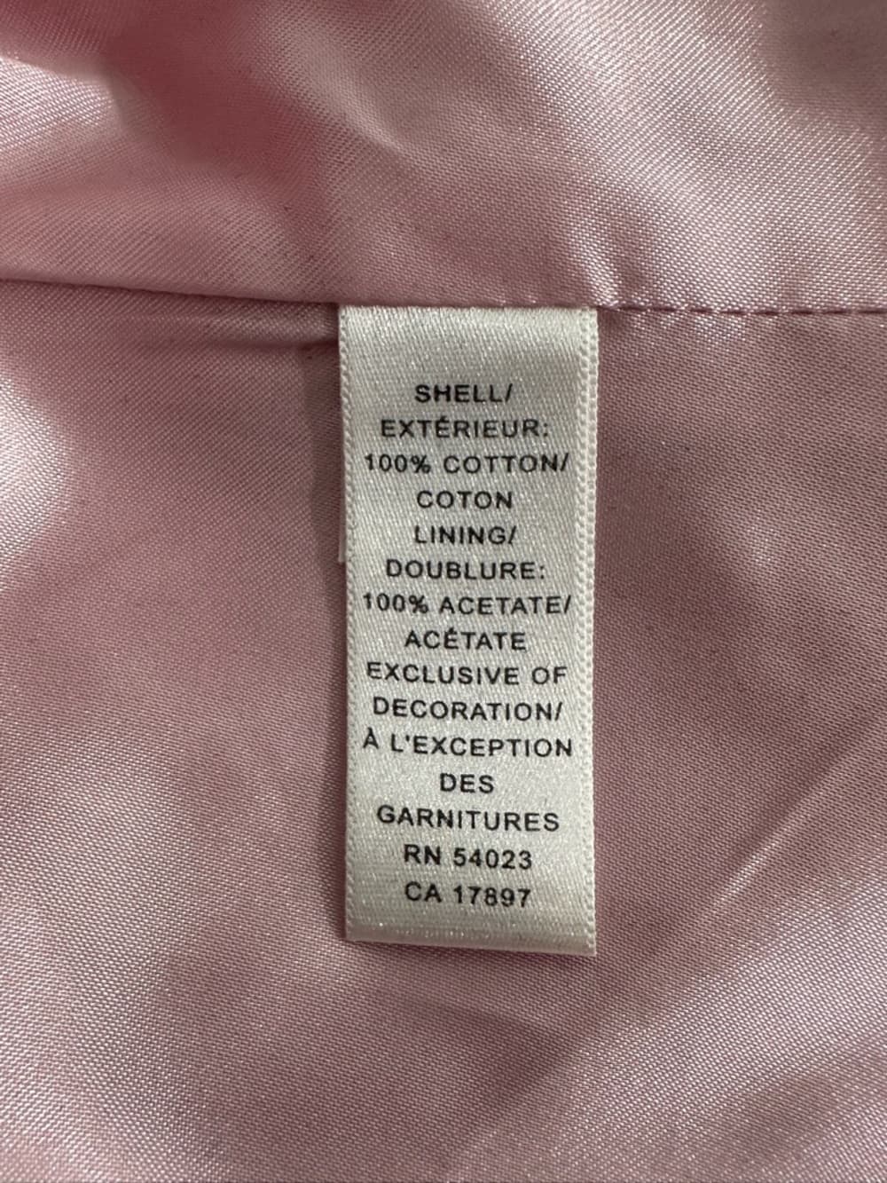 Banana Republic Pink Trench Coat Satin Trim Button Front Jacket Preppy Small - Thumbnail 12