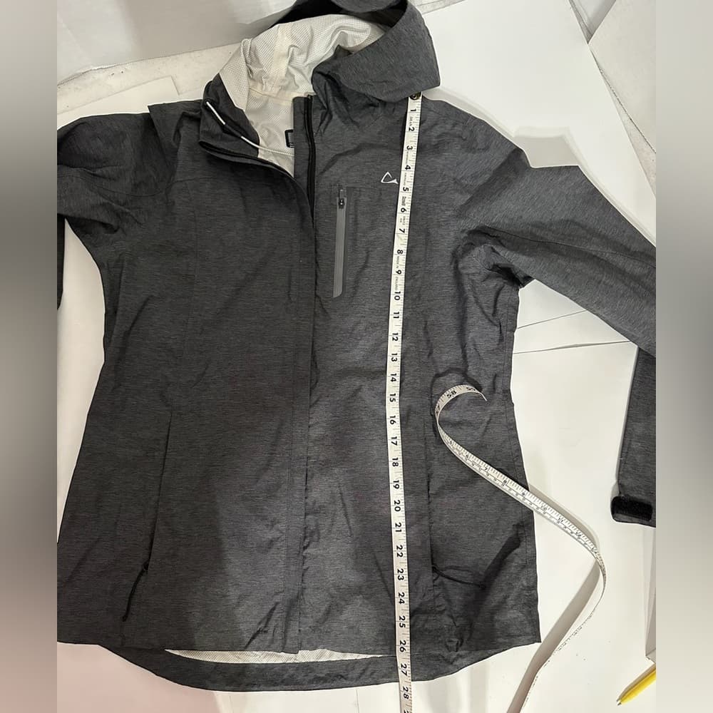 Paradox Gray Lightweight Hooded Windbreaker Jacket Full Zip Outdoor Medium - Thumbnail 14