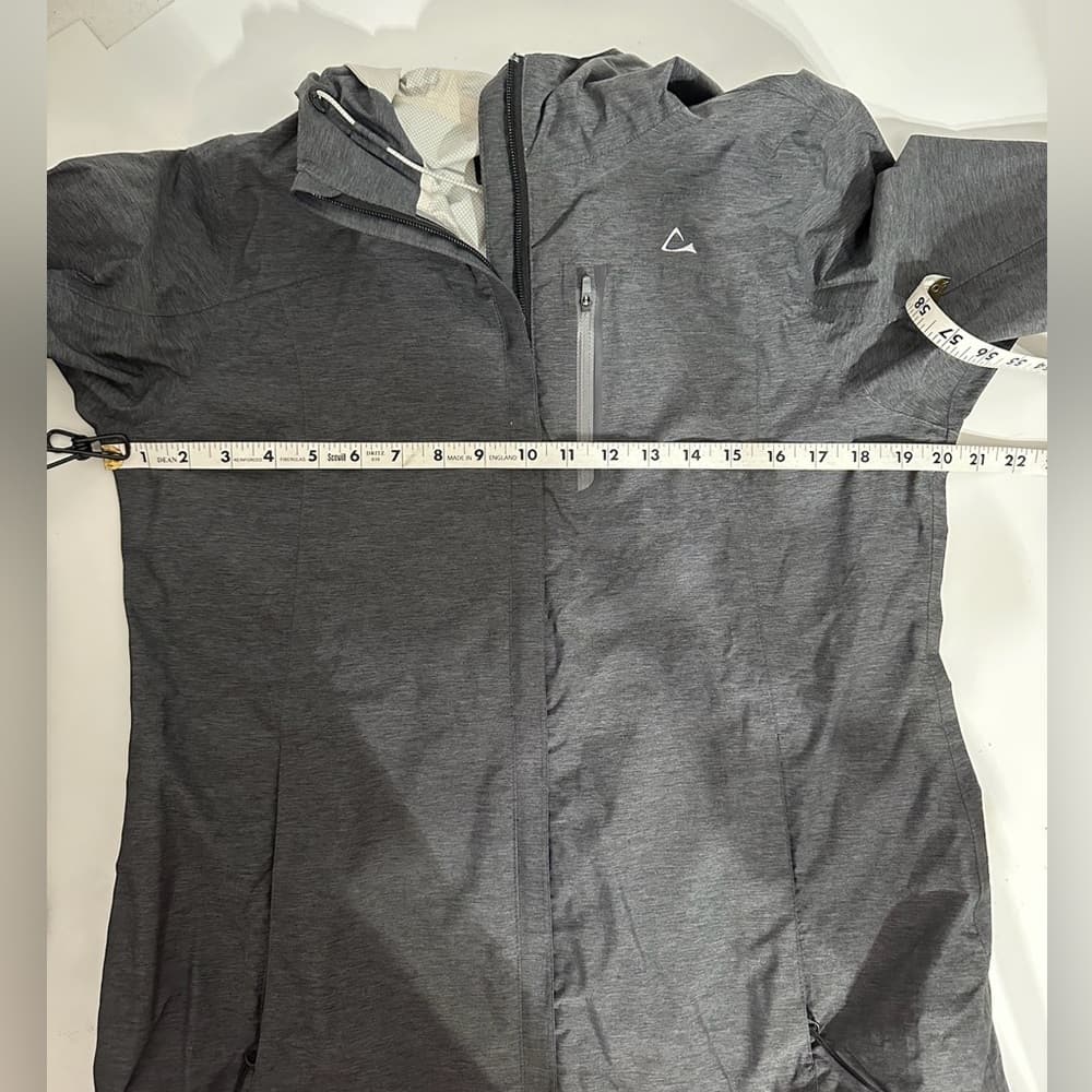 Paradox Gray Lightweight Hooded Windbreaker Jacket Full Zip Outdoor Medium - Thumbnail 12