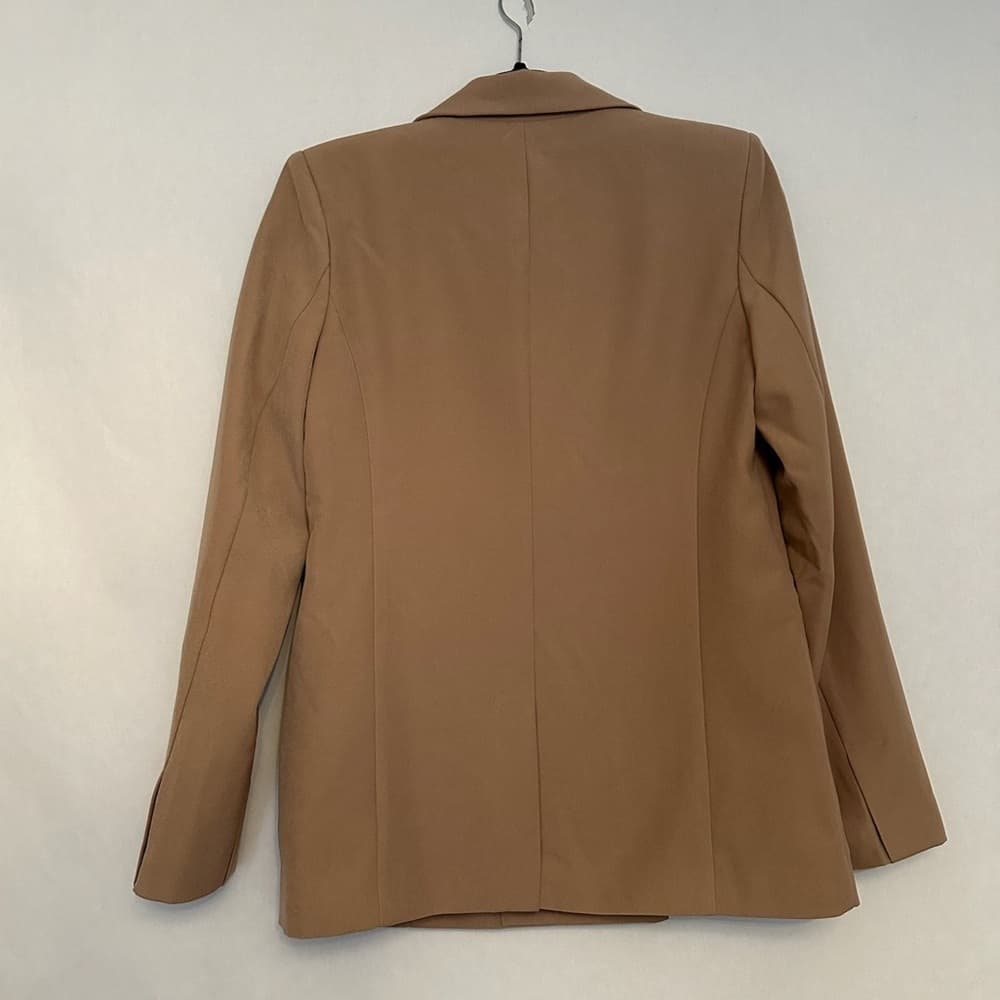 7 for All Mankind Double-Breasted Camel Blazer – Women’s Size Small - Thumbnail 8