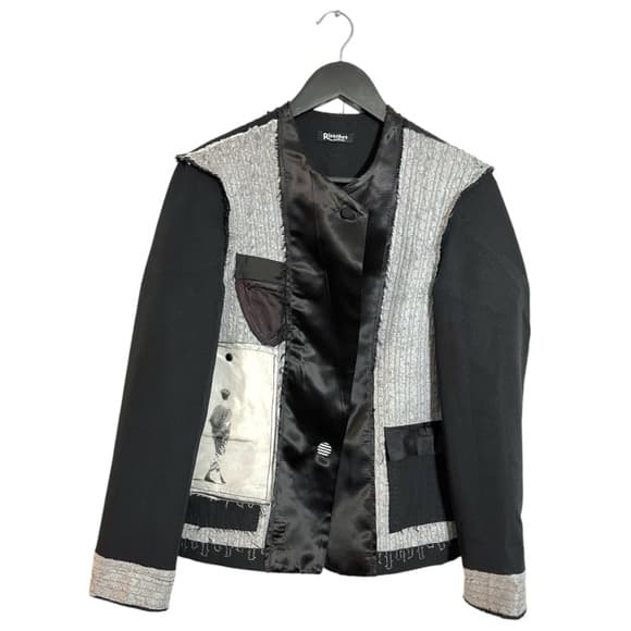 Ricochet By Jill Pillot Avant Garde Patchwork Jacket Blazer See Measurements - Thumbnail 15