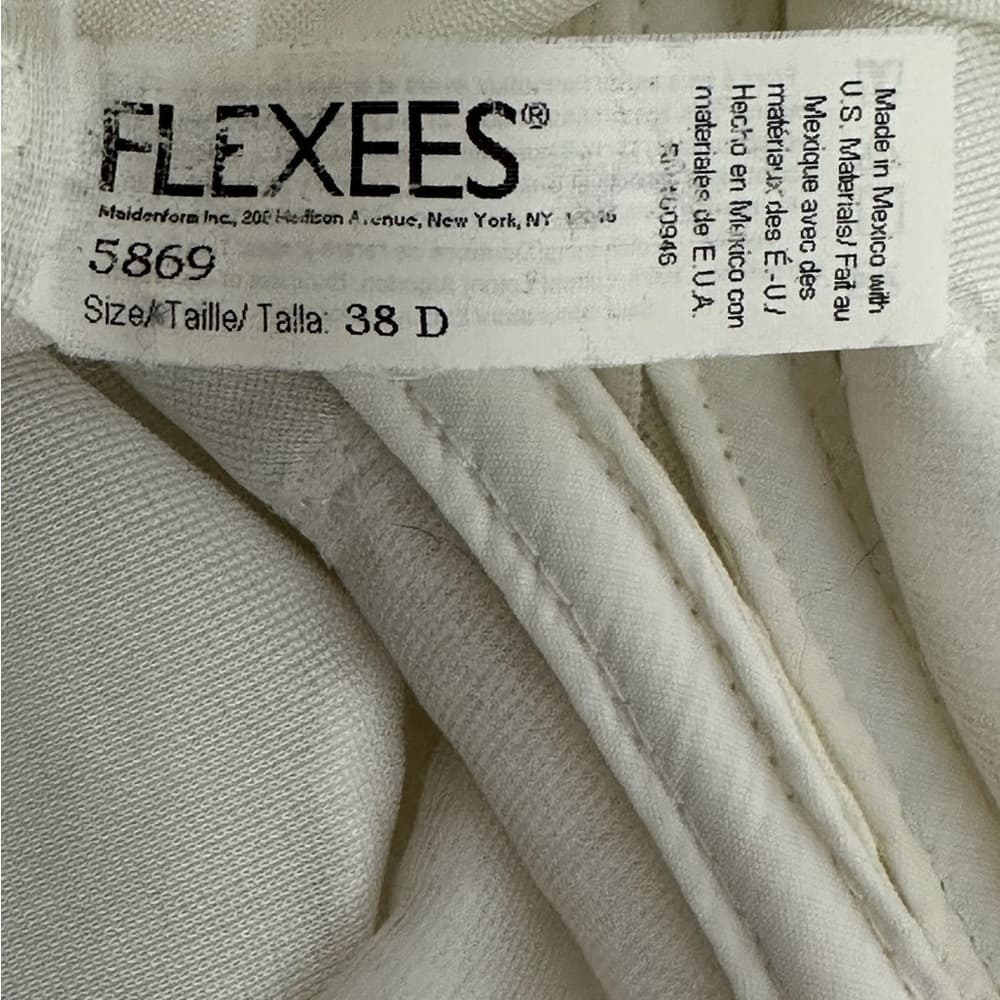 Flexees by Maidenform Strapless Lace Bodysuit 38D Vintage Bridal Pinup Boudoir - Thumbnail 6