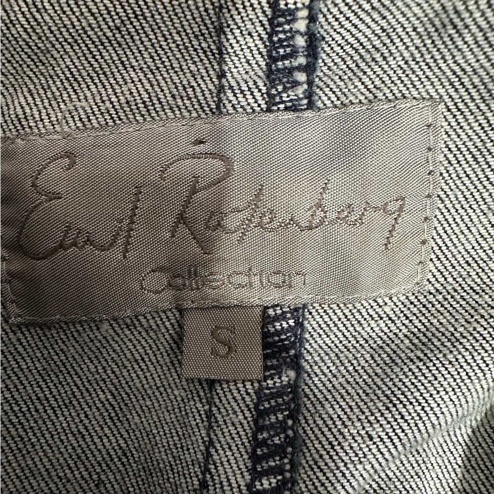 Earl Rutenberg Collection Denim Utility Button Jacket Vintage Small SEE NOTES - Thumbnail 5