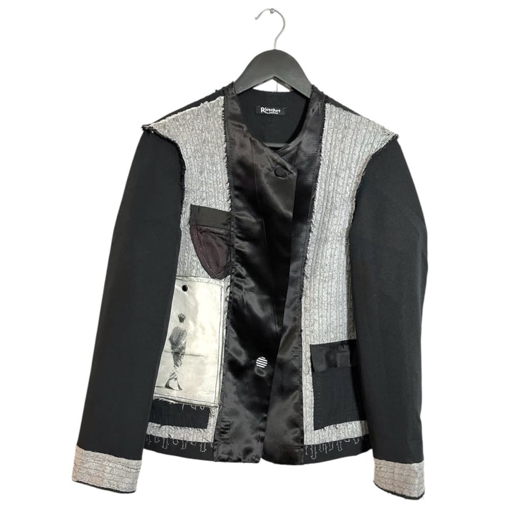 Ricochet By Jill Pillot Avant Garde Patchwork Jacket Blazer See Measurements - Thumbnail 14