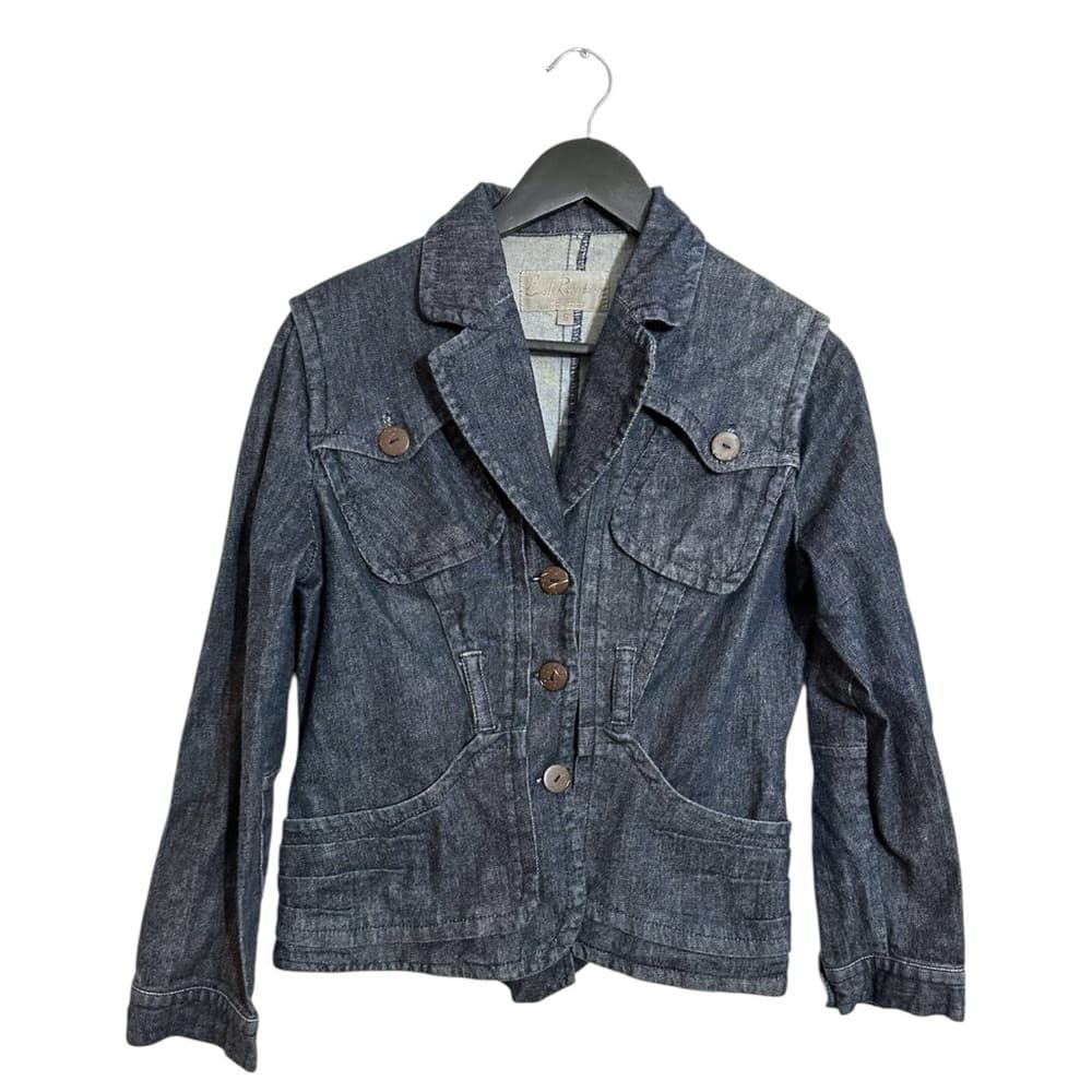 Earl Rutenberg Collection Denim Utility Button Jacket Vintage Small SEE NOTES - Thumbnail 7