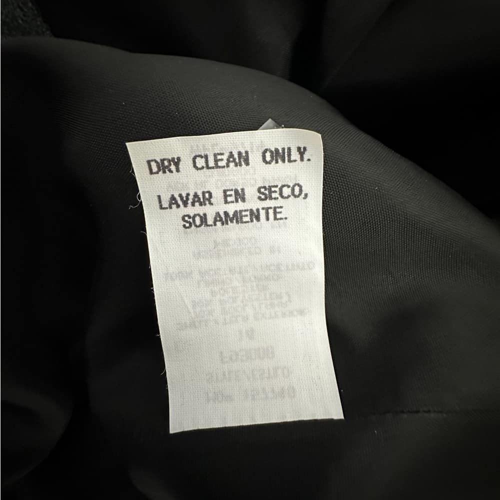 NWT Sag Harbor Charcoal Gray Wool Blend Blazer Jacket Size 14 Preppy Business - Thumbnail 8