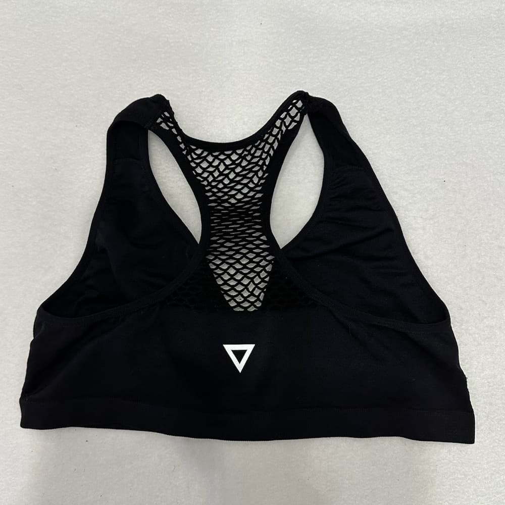 GYMVERSUS London Seamless Mesh Bra Sports bra - Black, Medium - Thumbnail 2