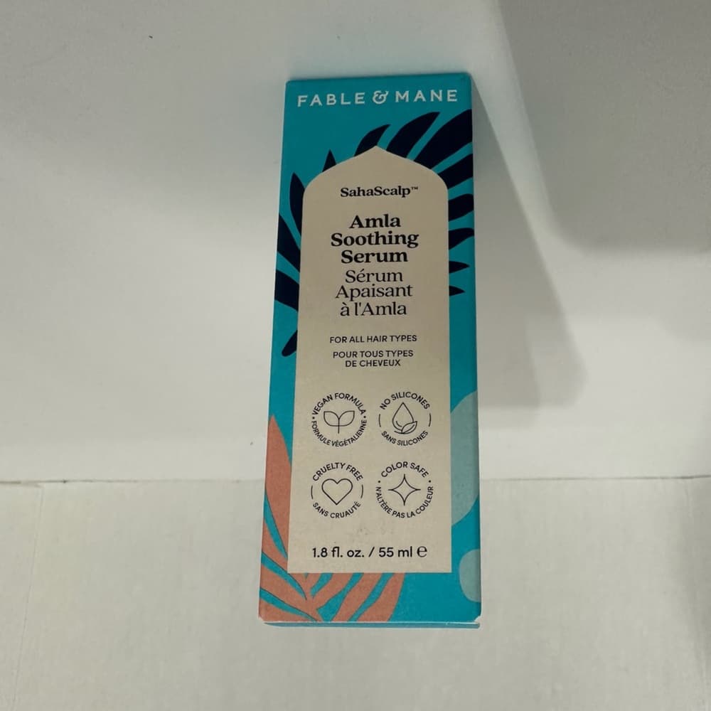 NIB Fable & Mane SahaScalp Amla Soothing Serum Full Size 1.8 Fl oz. Luxury Hair - Thumbnail 4