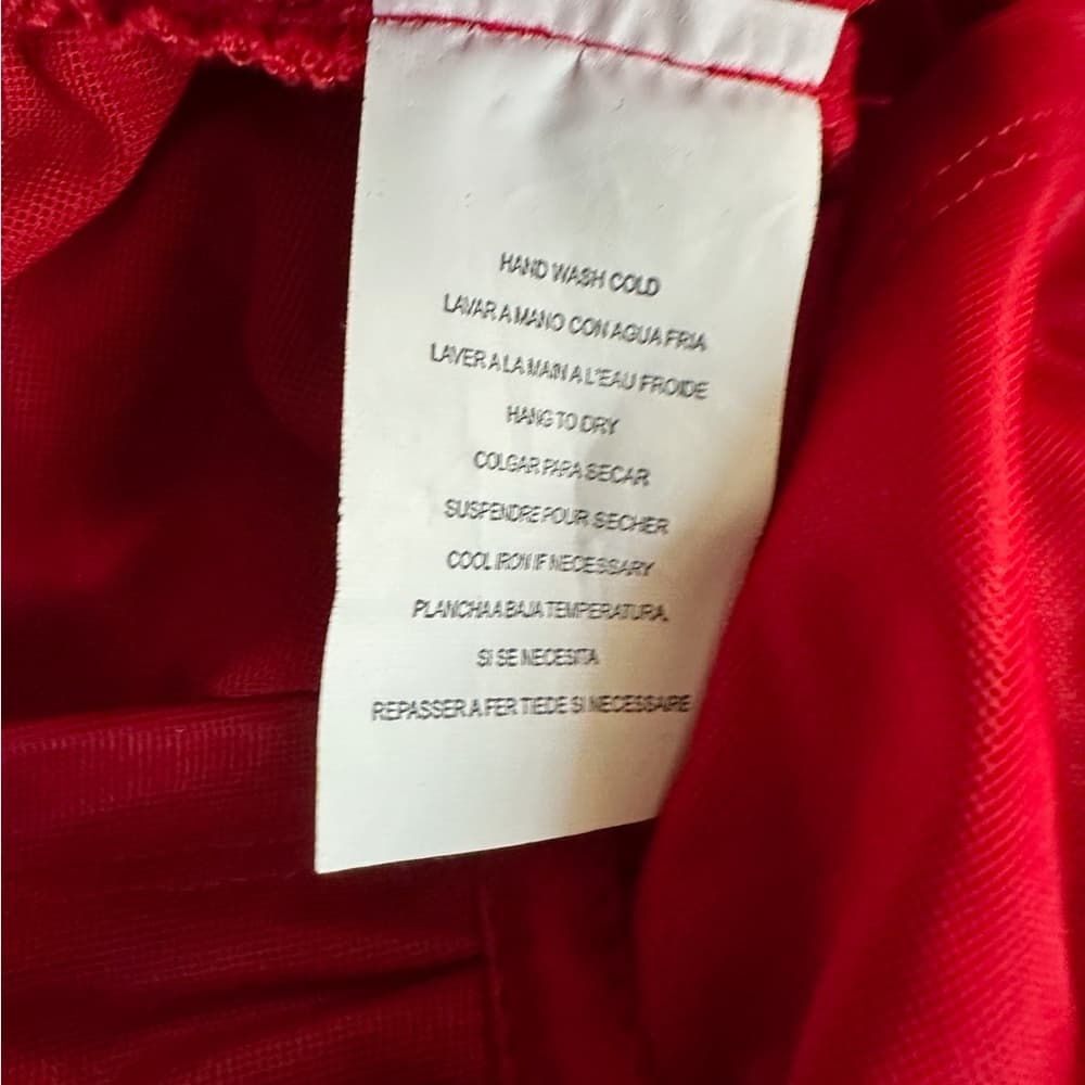 Bebe Red Ruched Strapless Bodycon Y2K Cocktail Party Dress Size Medium - Thumbnail 3