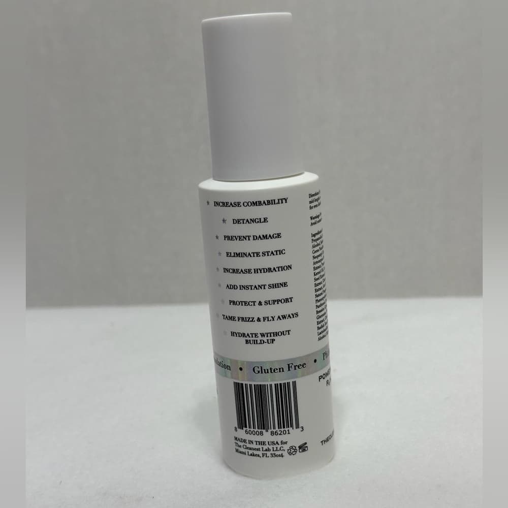 NEW The Cleanest Lab Leave In Conditioning Spray +++ Vegan Silicone Free 3.6oz - Thumbnail 2