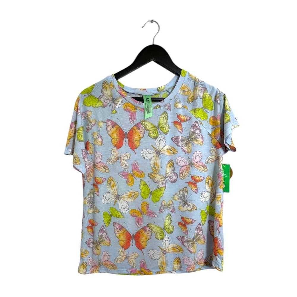 NWT Honeydew Intimates Picnic Butterflies Sweet Escape Pajama Top Only Medium