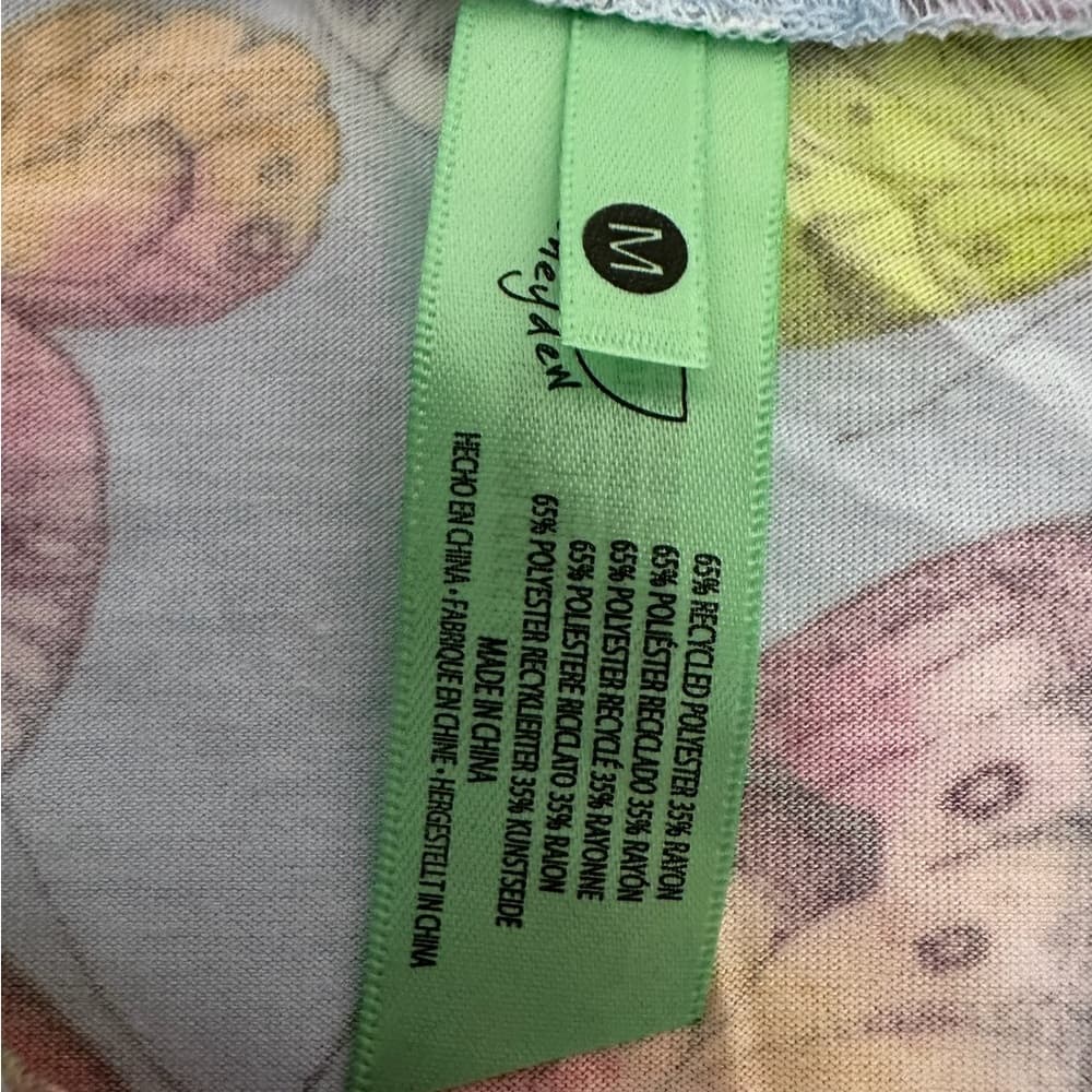 NWT Honeydew Intimates Picnic Butterflies Sweet Escape Pajama Top Only Medium - Thumbnail 6
