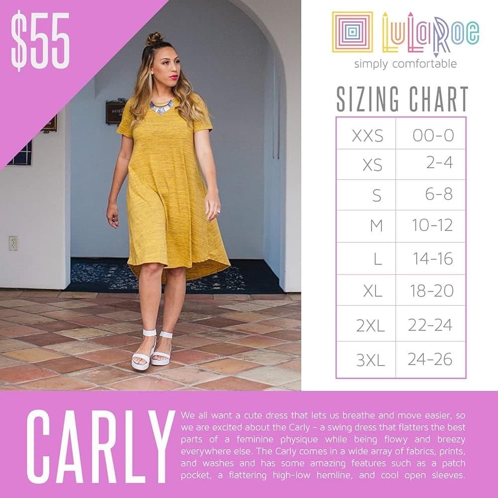 LuLaRoe Carly Teal Geometric Hi-Low Swing Dress Pocket Small SEE NOTES - Thumbnail 9