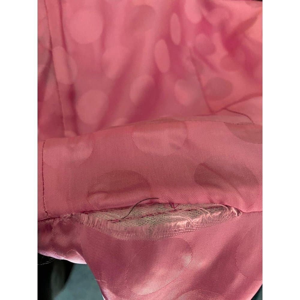 Emanuel Ungaro Runway Pink Rose Peplum Dress Couture Size 8 Coquette Luxury - Thumbnail 9