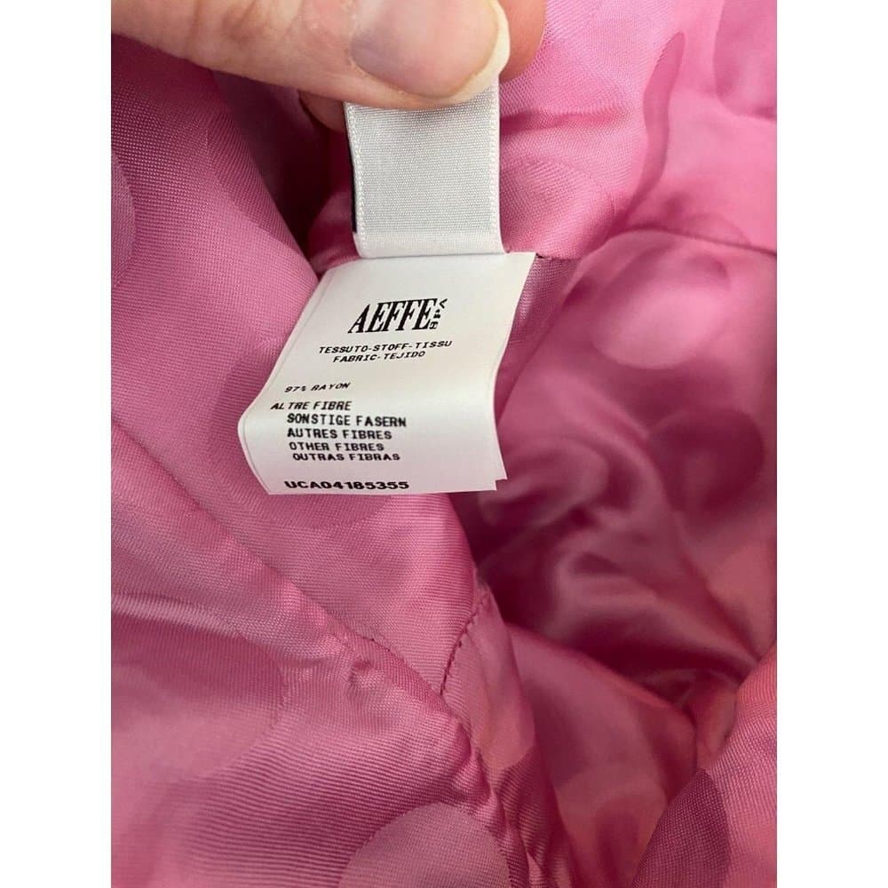 Emanuel Ungaro Runway Pink Rose Peplum Dress Couture Size 8 Coquette Luxury - Thumbnail 11