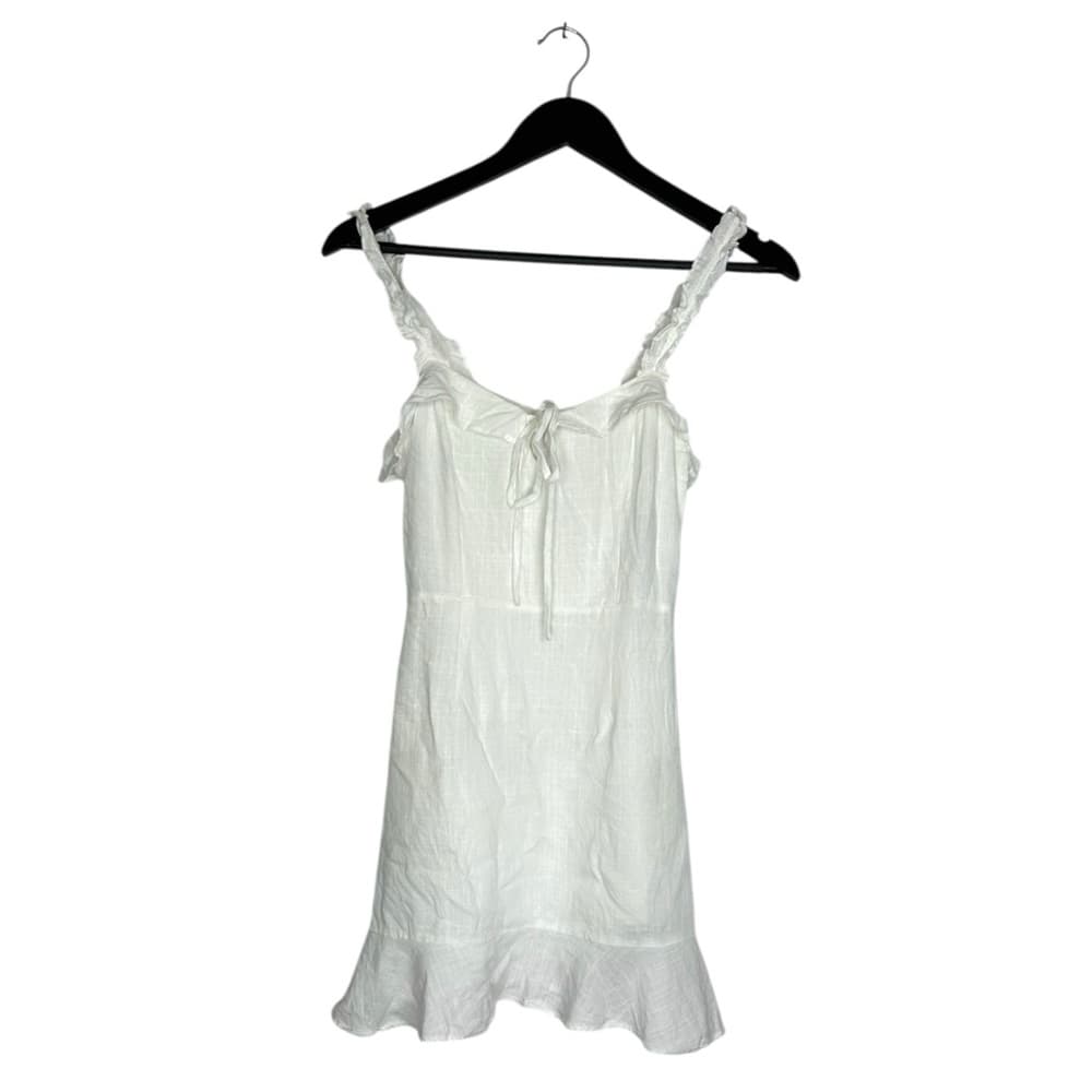 NWT Lulus Days Like This Ruffle Mini Dress White Cottagecore Romantic XS SEENOTE
