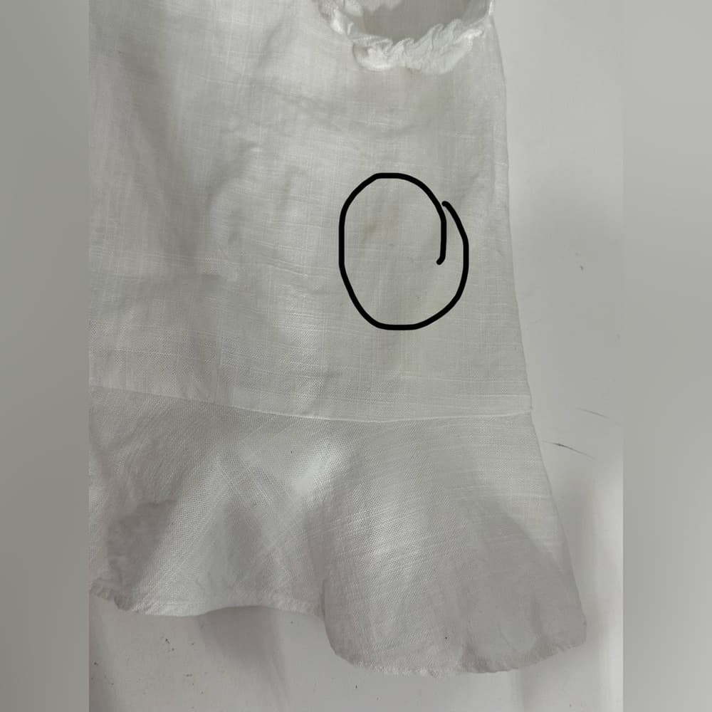 NWT Lulus Days Like This Ruffle Mini Dress White Cottagecore Romantic XS SEENOTE - Thumbnail 8
