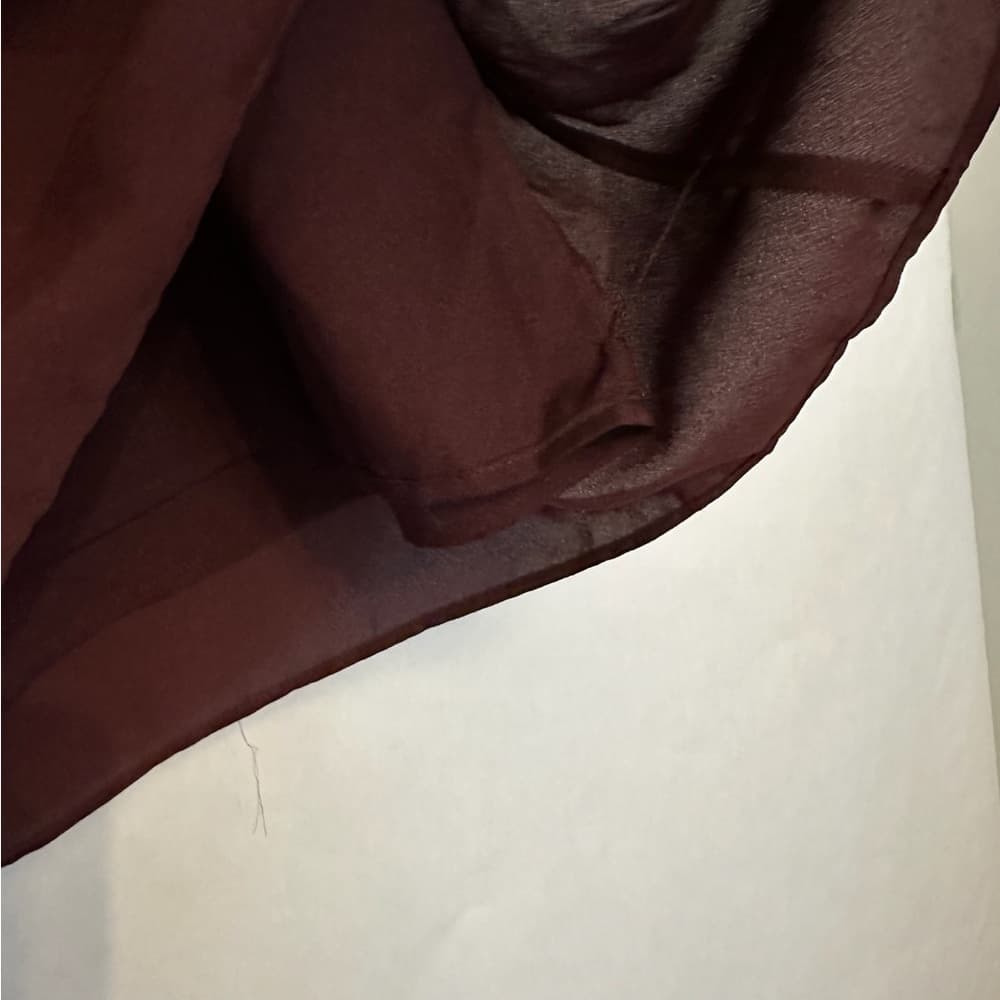 Who What Wear Burgundy Layered Long Sleeve Midi Dress Modest Size Small - Thumbnail 10