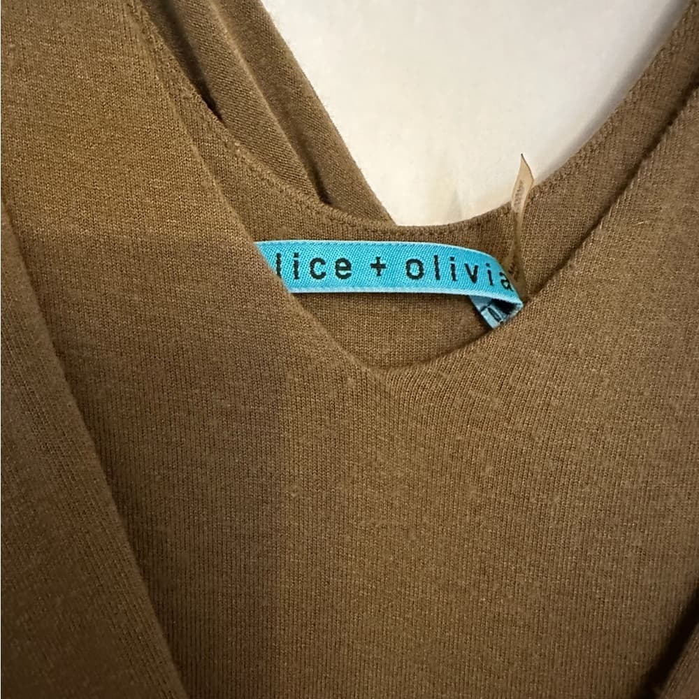 Alice + Olivia Draped Sleeveless Dress Medium SEE NOTES - Thumbnail 14