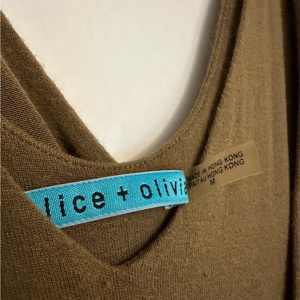 Alice + Olivia Draped Sleeveless Dress Medium SEE NOTES - Thumbnail 13