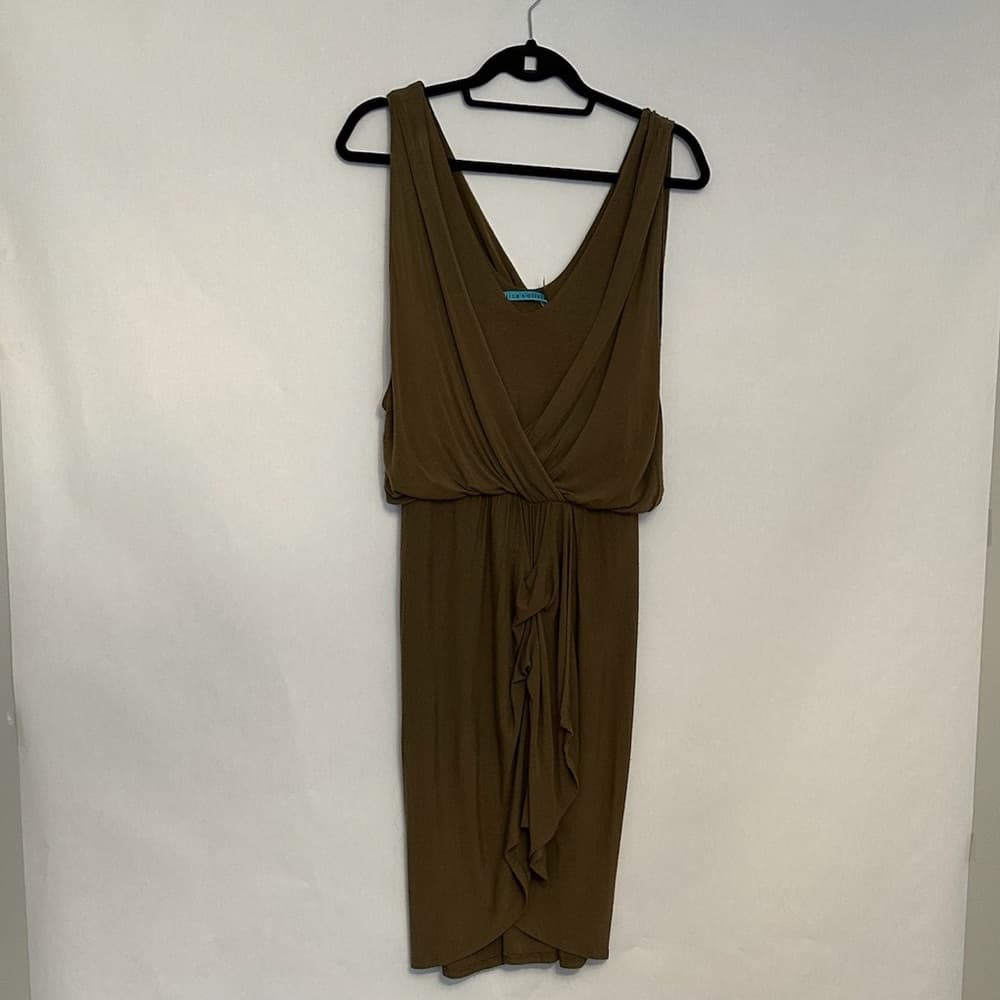 Alice + Olivia Draped Sleeveless Dress Medium SEE NOTES - Thumbnail 15