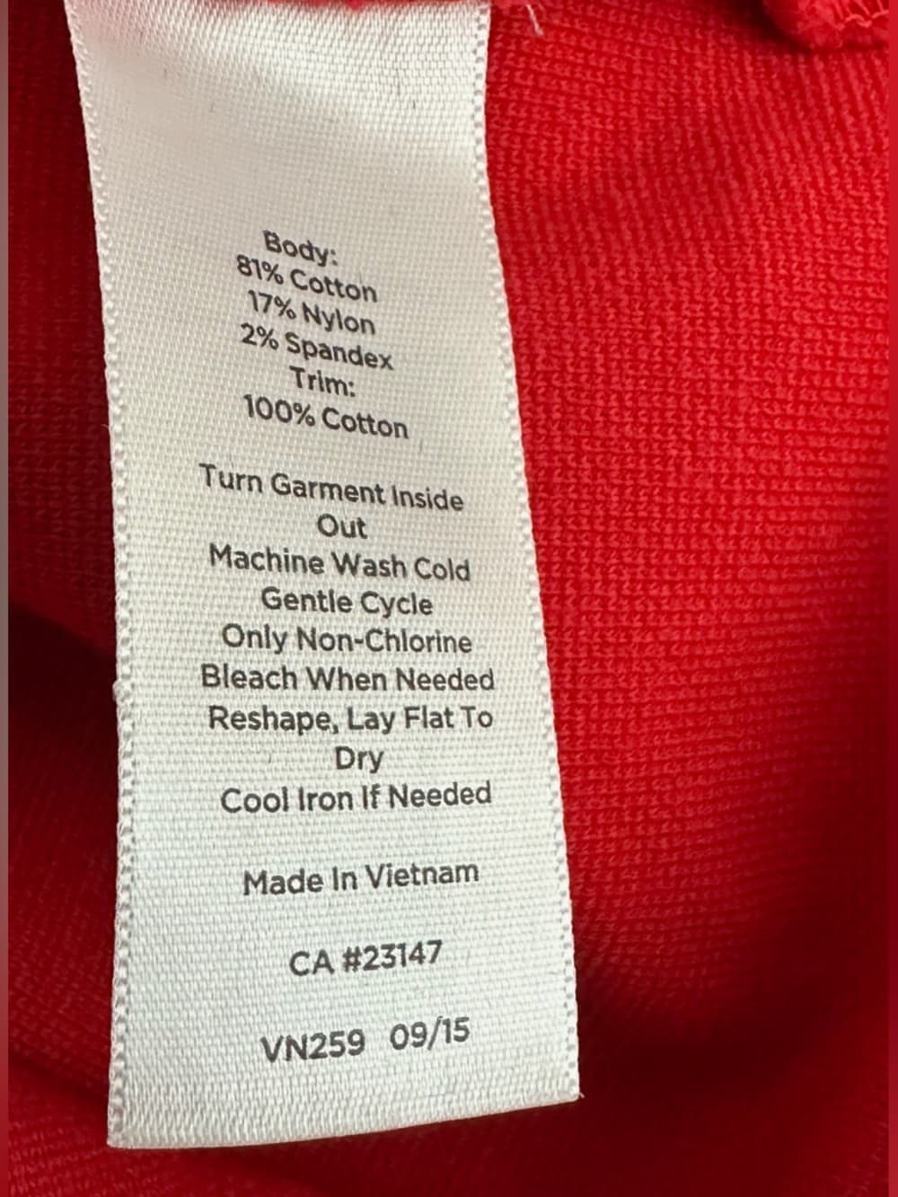 Talbots Petite Red Shift Dress Striped Collar Preppy Classic Pockets Size SP - Thumbnail 4