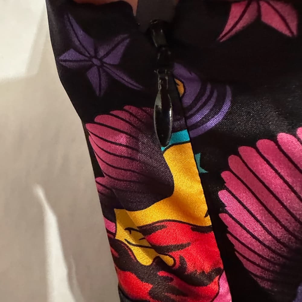 Betsey Johnson x Mark Mahoney Vintage Sailor Tattoo Print Silk Dress Y2K Size 10 - Thumbnail 15
