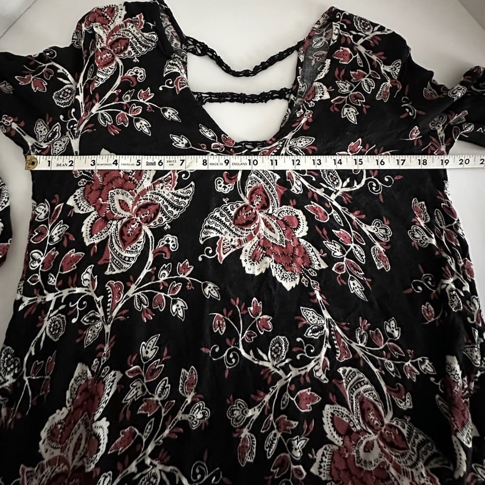 ASTR the Label Floral Flowy Strappy Long Sleeve Dress Likely Large SEE NOTES - Thumbnail 11
