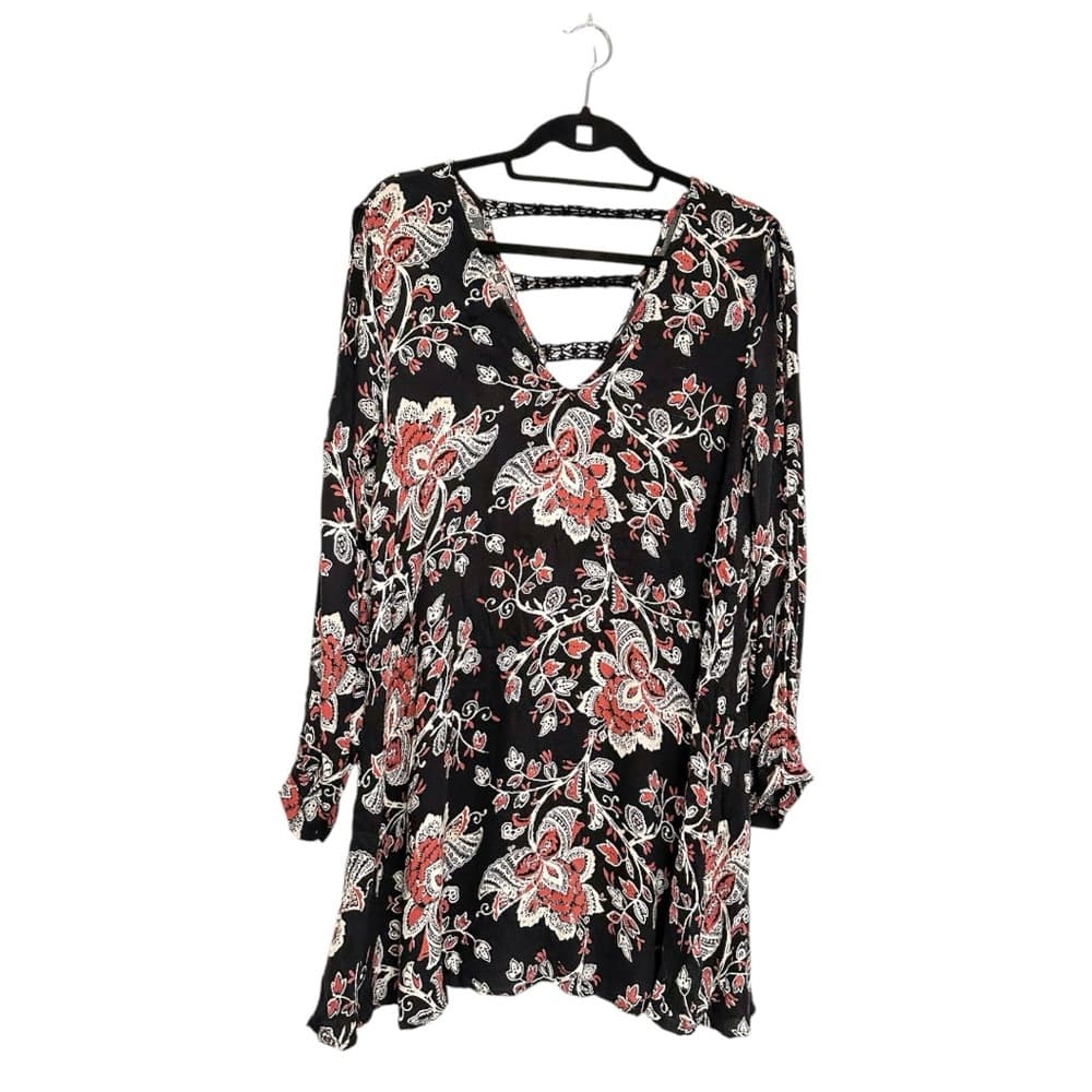 ASTR the Label Floral Flowy Strappy Long Sleeve Dress Likely Large SEE NOTES - Thumbnail 14