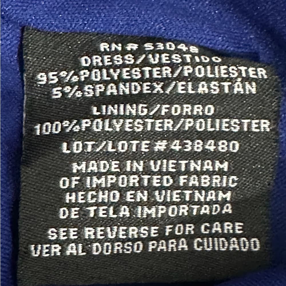 NWT Morgan & Co Blue Cowl Neck Ruffle Gown Slit Size 3 Juniors Formal Dress Prom - Thumbnail 12