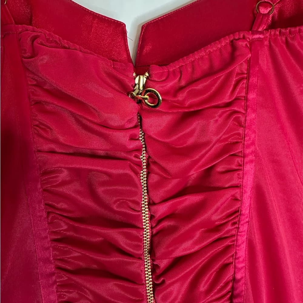 Bebe Ruched Pink Y2K Barbie Bodycon Dress Size Medium Hot Girl Vintage - Thumbnail 3