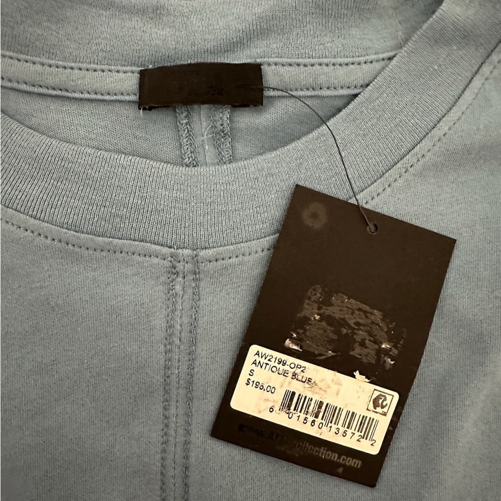 NWT ATM Anthony Thomas Melillo Antique Blue Sleeveless Tank Dress Small Luxury - Thumbnail 4