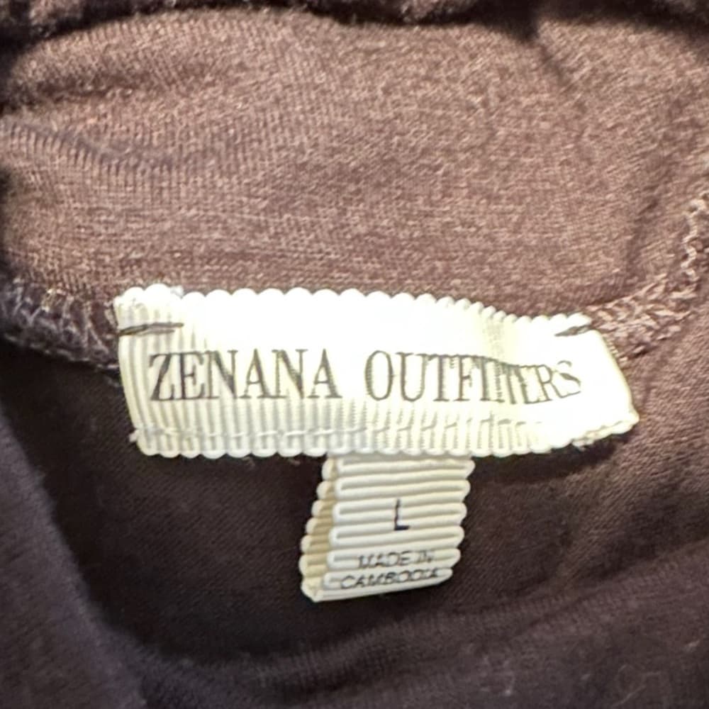 Zenana Outfitters Black Turtleneck Mini Dress Long Sleeve Swing Size Large - Thumbnail 4