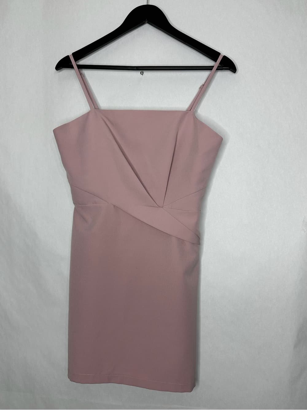 Superdown Blush Pink Mini Dress Structured Bodice Medium Quiet Luxury SEE NOTES