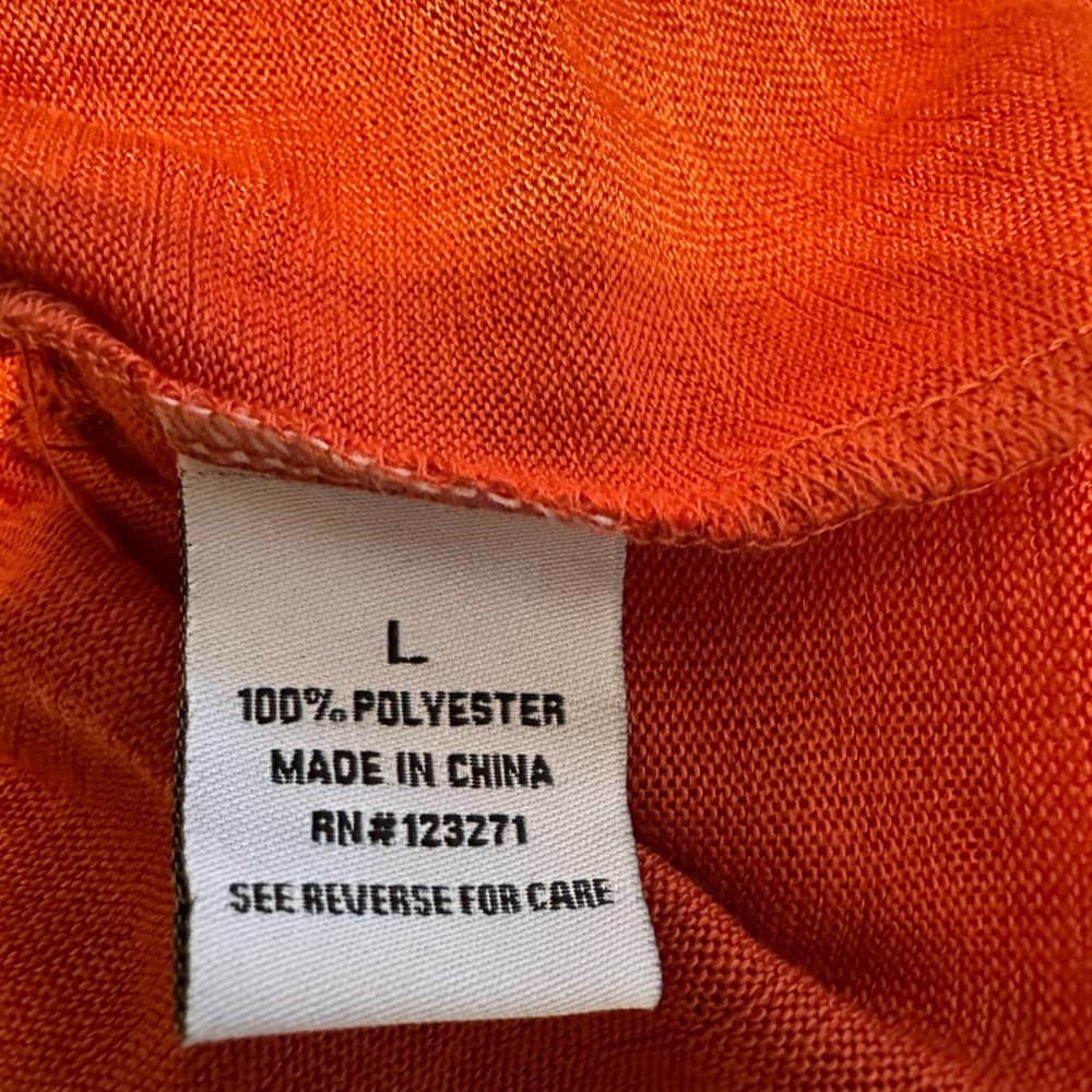 NWT Forever 21 Burnt Orange Tiered Short Sleeved Babydoll Dress Size Large - Thumbnail 3